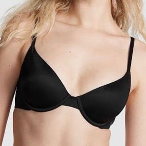 Victoria's Secret PINK.  Wear Everywhere Black Bra - 34D